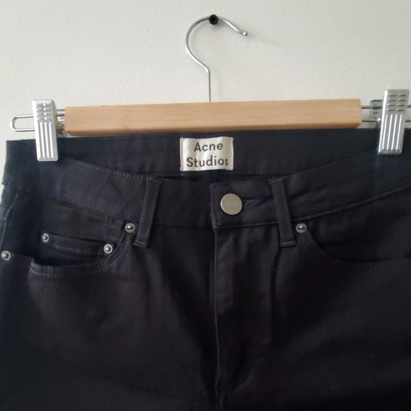Acne Studios Skin 5 Jean - 27/34 in Black - Picture 3 of 5